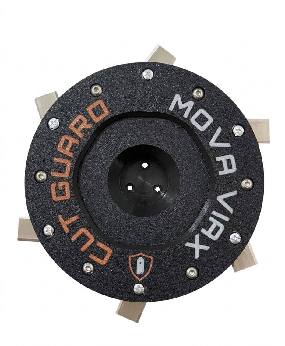 Disco per coltelli compatibile con MOVA VIAX 250, 300 – con protezione con 6 lame – tagliaerba, durevole e sicuro