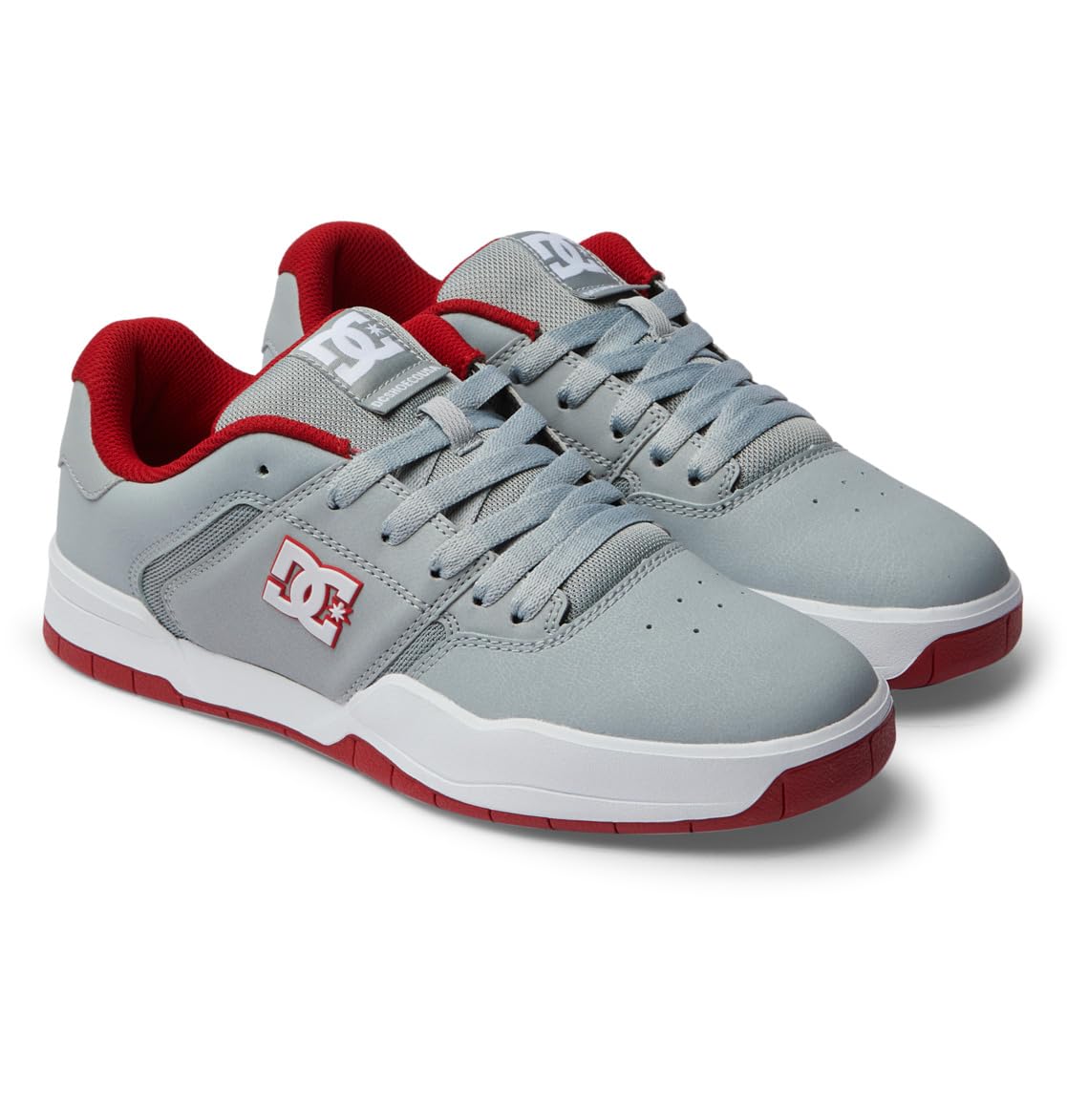 DC Shoes - Central Cupsole Shoe für Männer - Grey/Red - 38 EU