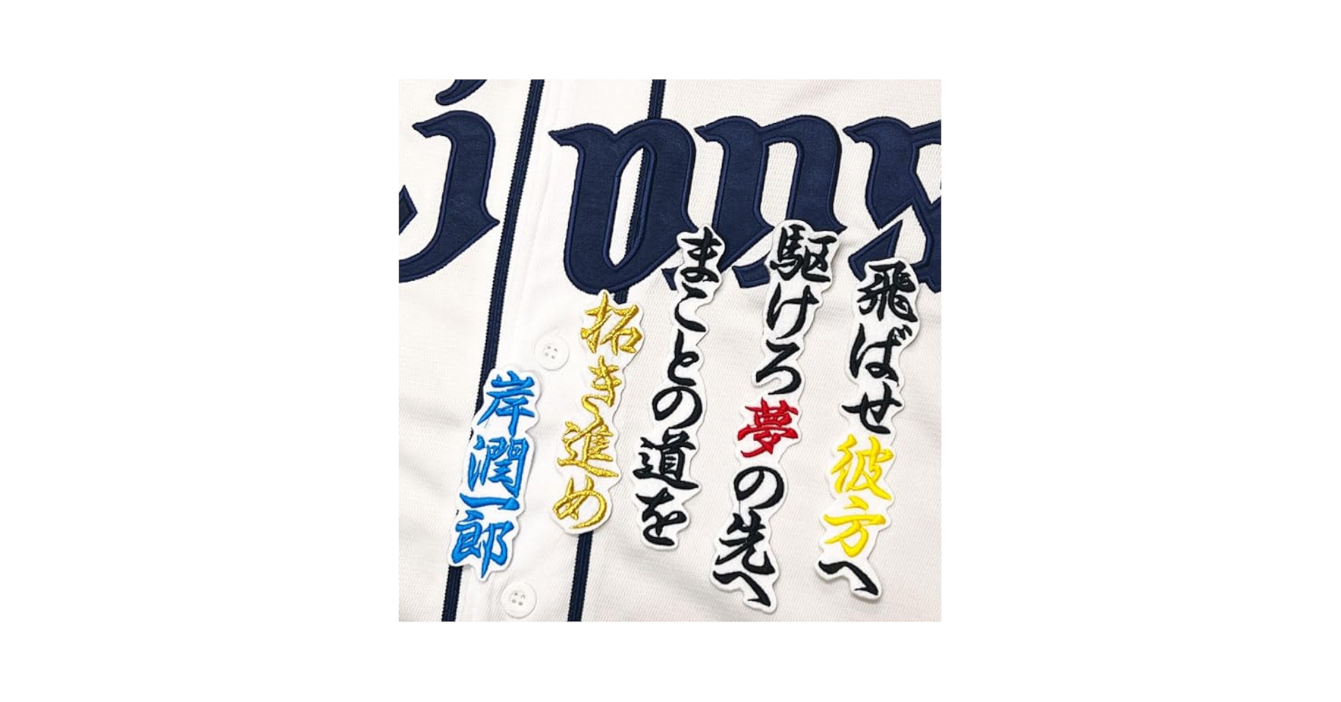 Amazon.co.jp: 西武 ライオンズ 刺繍ワッペン 岸 潤一郎 応援歌