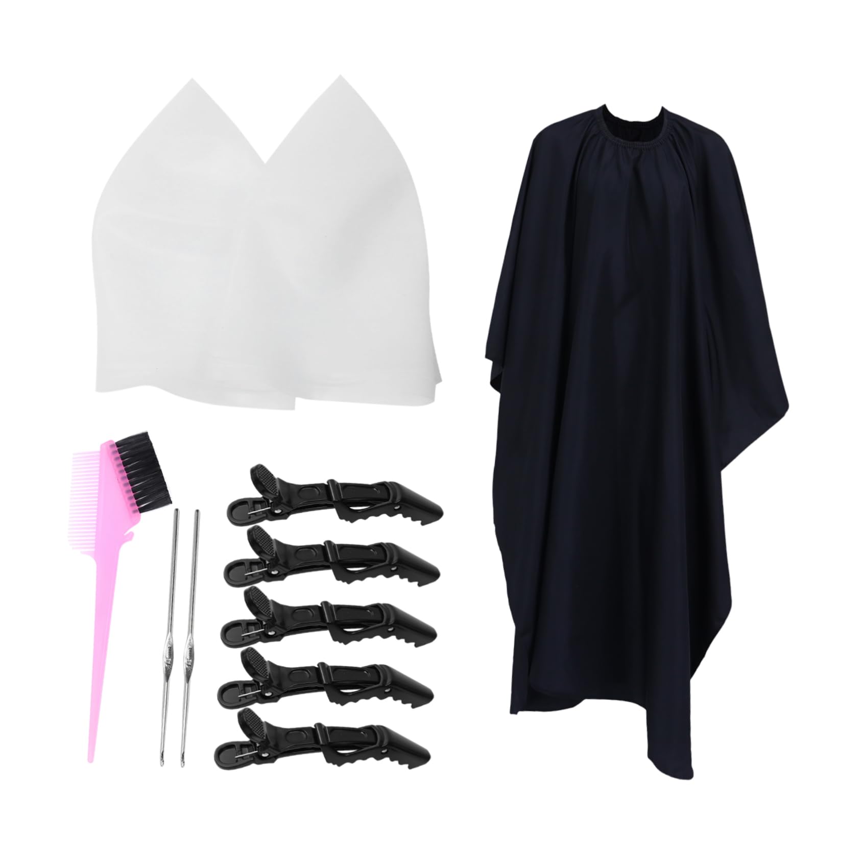 POPETPOP 11pezzi Cuffie Riutilizzabili in Silicone per Mèches Accessori per Tinture e Colorazione dei Capelli Strumenti per Parrucchieri
