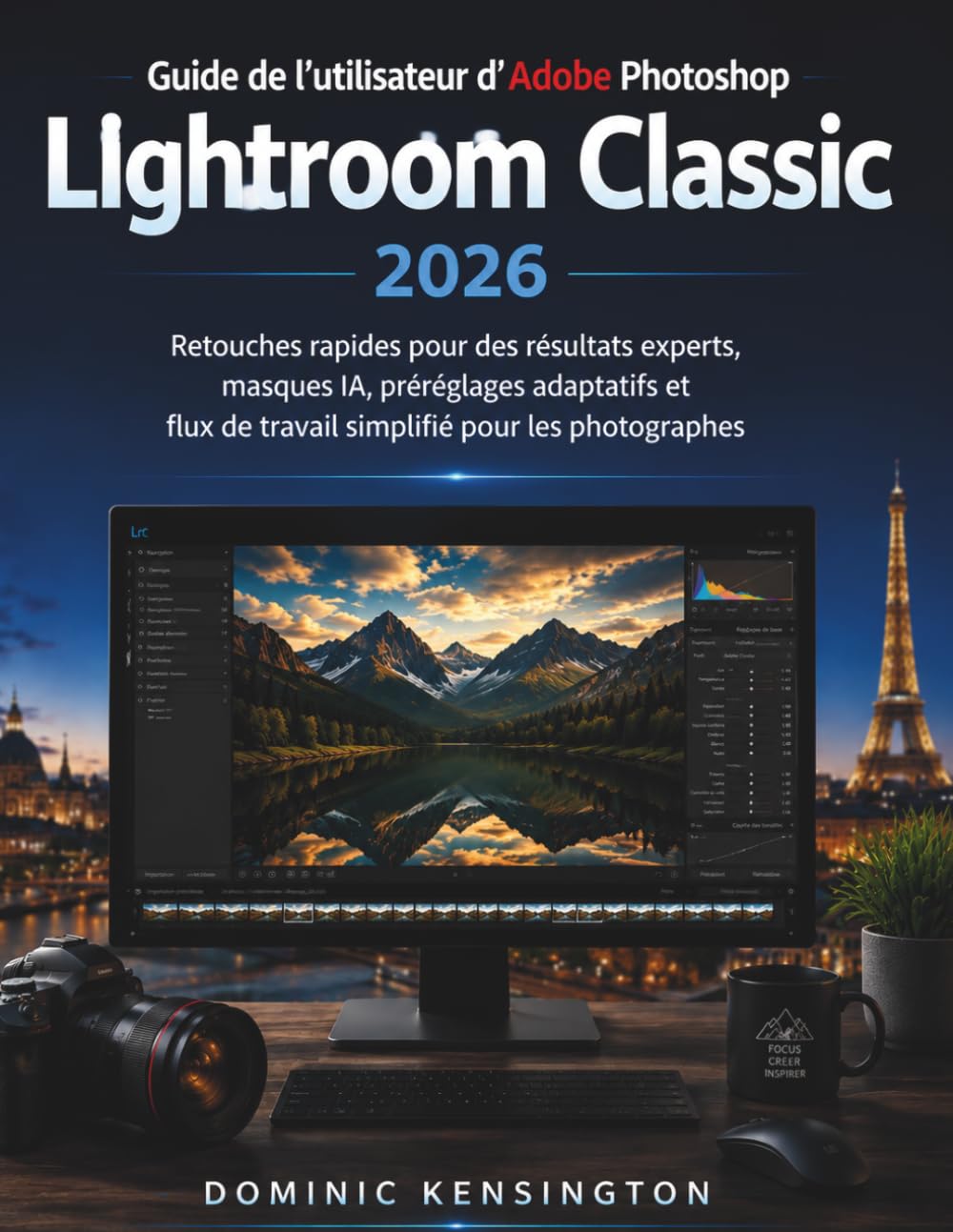 Guide de l'utilisateur d'Adobe Photoshop Lightroom Classic 2026: Retouches rapides pour des résultats experts, masques IA, préréglages adaptatifs et flux de travail simplifié pour les photographes
