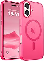 Vista 841 de SUPFINE - Funda magnética para iPhone 13 Pro Max (compatible con MagSafe), (protección contra caídas de grado militar de 10 pies), delgada, Negro