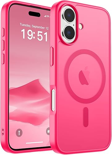 Miniatura 325 de SUPFINE - Funda magnética para iPhone 14 Pro Max (compatible con MagSafe), (protección contra caídas de grado militar de 10 pies), delgada, Negro