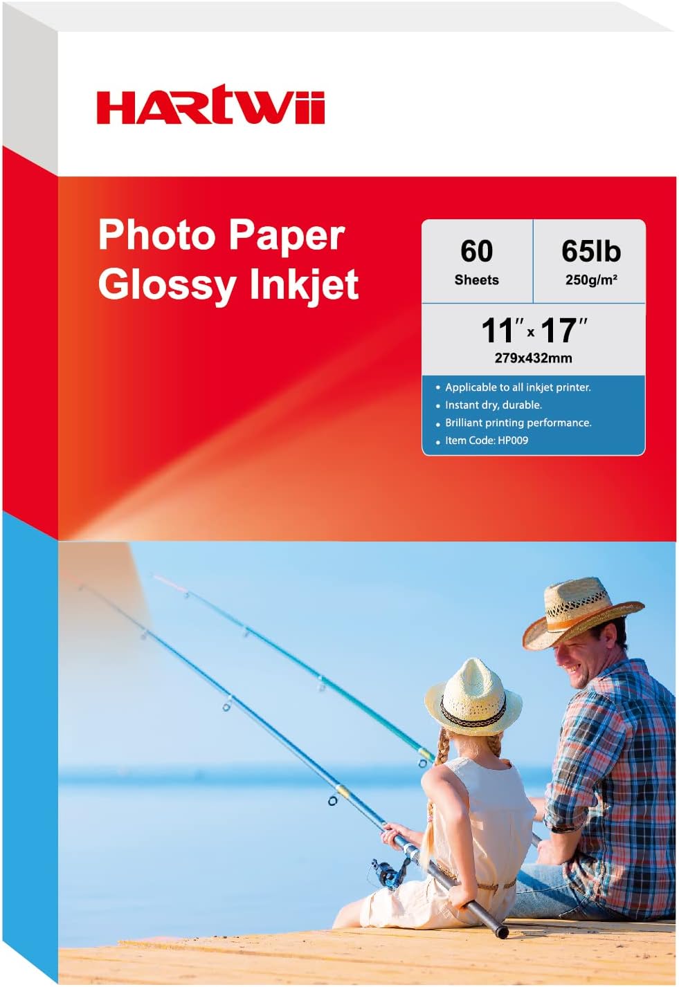 120 Sheets Thin Matte Presentation Photo Paper tabloid paper 11x17 inches 35lb 130gsm 6.5 Mil A3 for Dye Ink Inkjet Printer