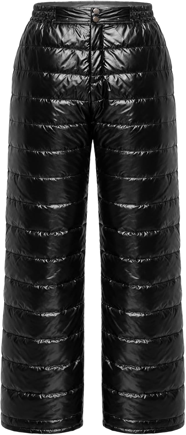 CHICTRY Warm Nappy Trousers Puffer Quilted Pants for Men