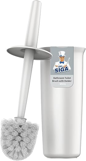 MR.SIGA Scopino e supporto per water - Bianco