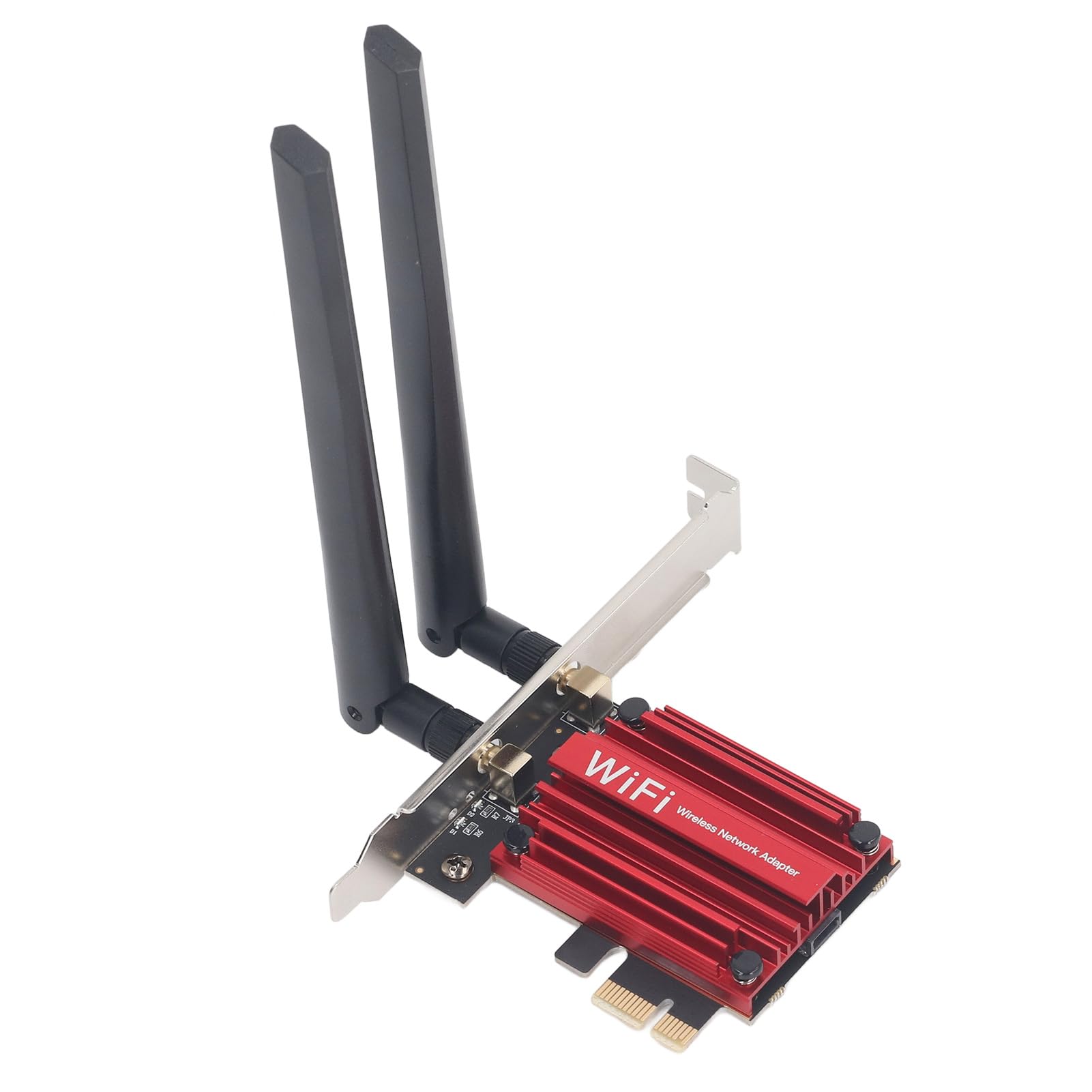 Tarjeta WiFi 6 PCIe WiFi, Tarjeta Inalámbrica de Doble Banda de 1800Mbps con Bluetooth 5.2, Seguridad WPA3, Adaptador Inalámbrico 802.11AX, para 11, 10 (64 bits)