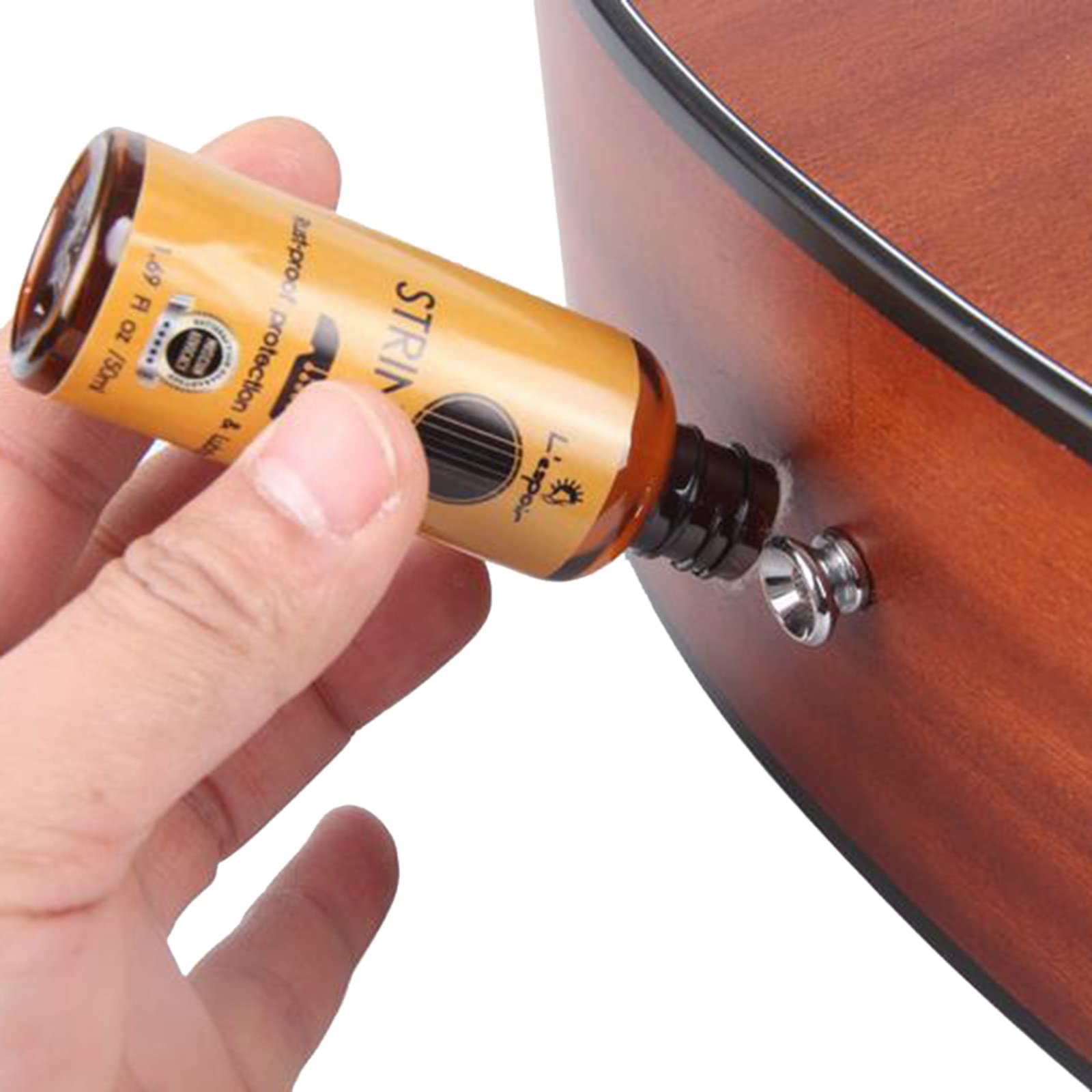 Aceite de cuerda para guitarra, diapasón rosa, aceite de lactancia, diapasón inoxidable, aceite de limón, accesorios de guitarra para cuerdas de 50 ml