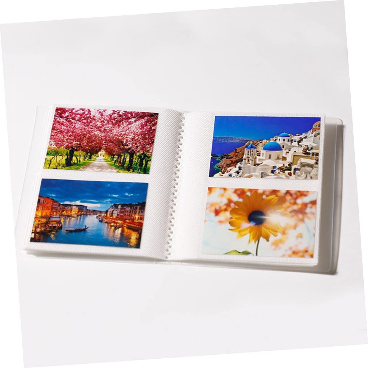2pcs Transparent Photo Album Souvenir Album for Postcard Collection Multi-functional Photo Organizer Pages for Design for Use