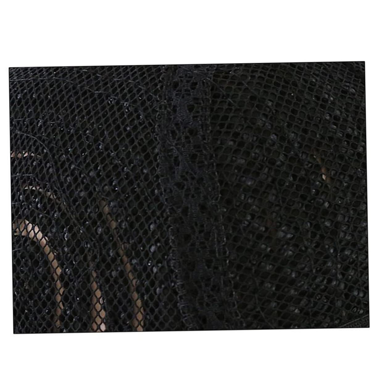 Healeved 3piezas Gorro De Peluca De Ganchillo Negro Para Trenzas Talla s Para Crear Pelucas De Trenzas Malla Transpirable y Elástica y Cómoda Para Uso Diario