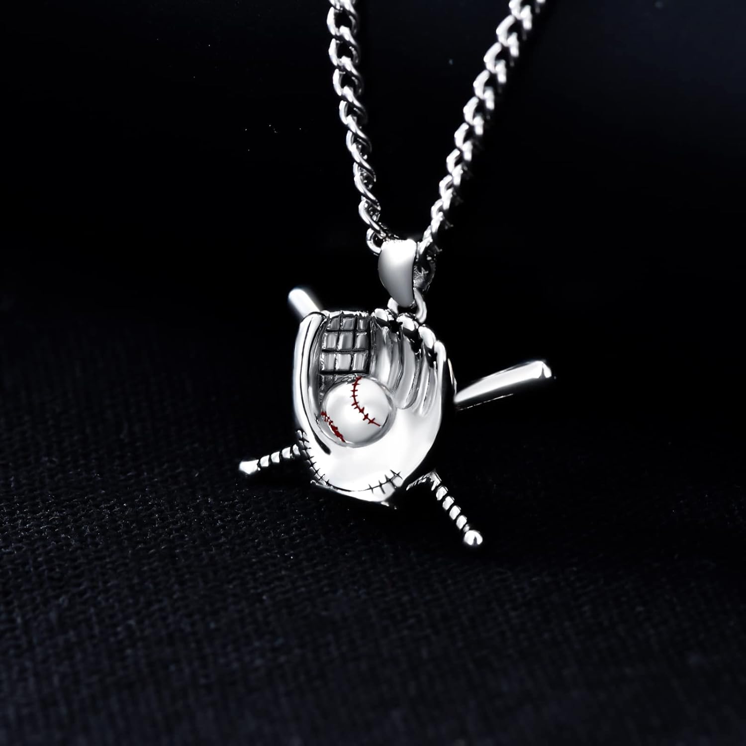 925 Sterling Silver Sport Necklaces I CAN DO ALL THINGS Bible Verse Cross Pendant Sports Fan Gifts for Men Women Athletes Sport Lovers - Image 3