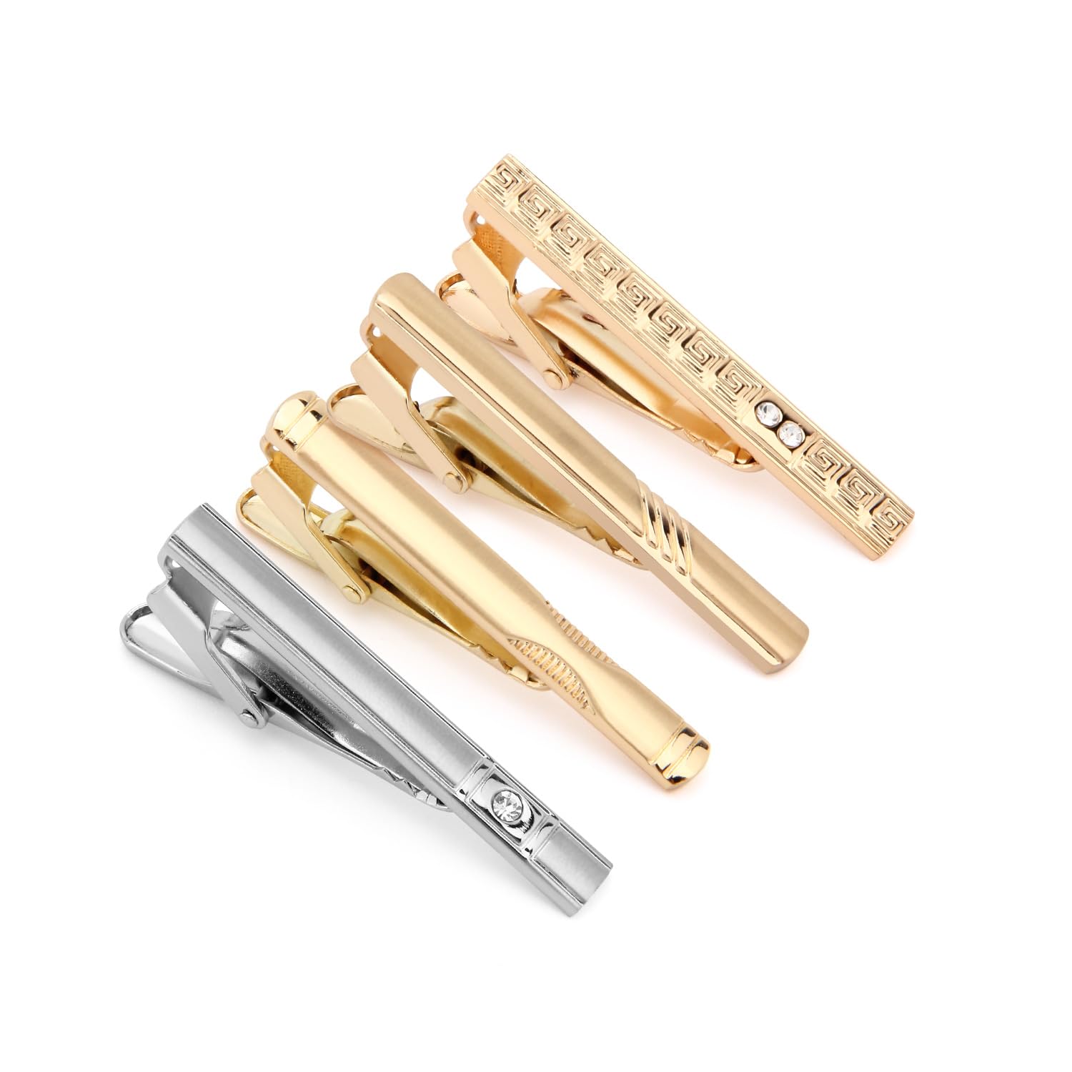 ujoy Fashion Tie Pin Set Short Style 4.5cm Set of 4 in Gift Box-picture-54