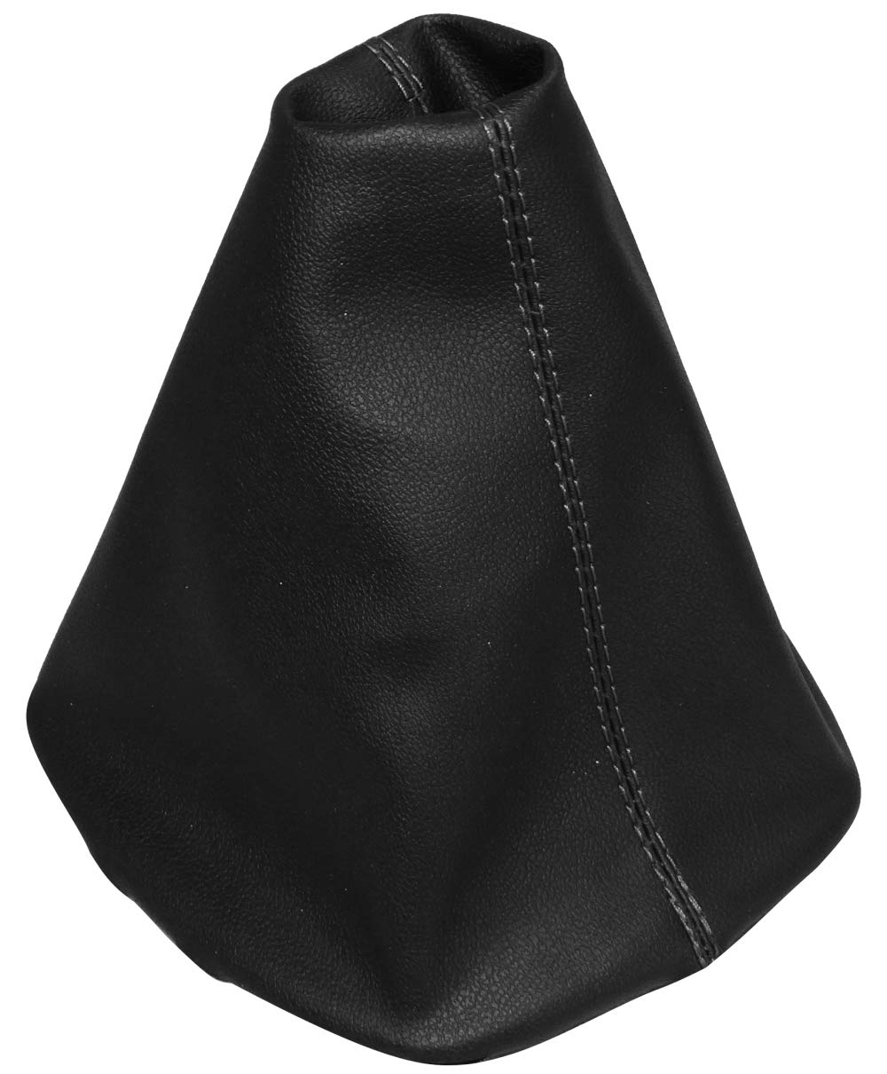 Aerzetix C57718 - Cuffia Per Leva Del Cambio In Pelle Sintetica Nero - Compatibile Con Peugeot 206, 306, 406 - Solo Cambio Manuale - 2