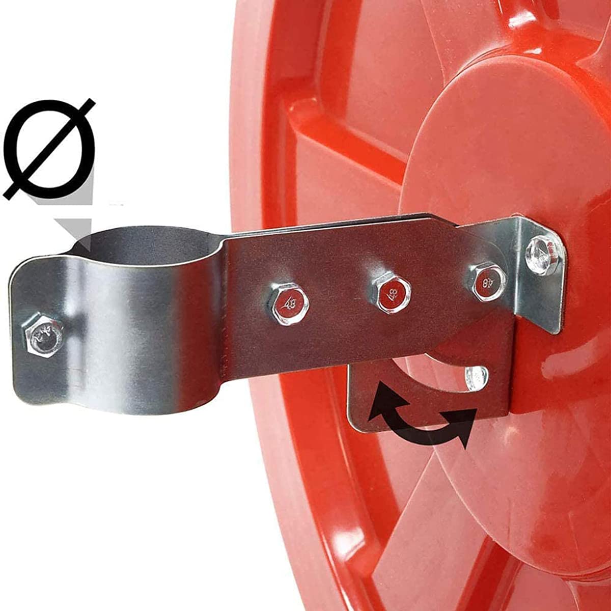 Specchio Traffico Convesso Infrangibile 45cm con Staffa Fissaggio Parete Regolabile per Community Community Corners Shop Magazzini Ospedaliv