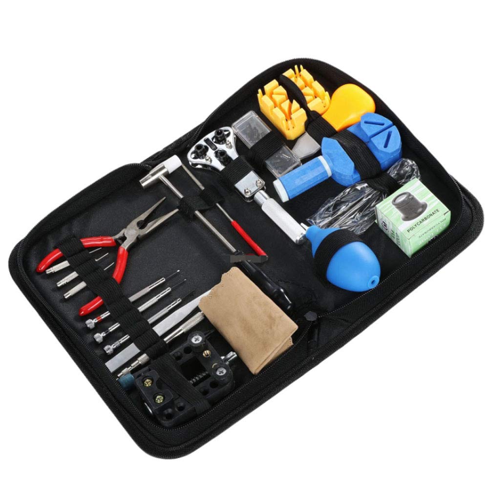 22pcs bande Watch lien Remover Pin Kit, Montre Professional Band Lien Pin outil ouvre cas de réparation Remover porte-outil Kit Set avec étui de transport