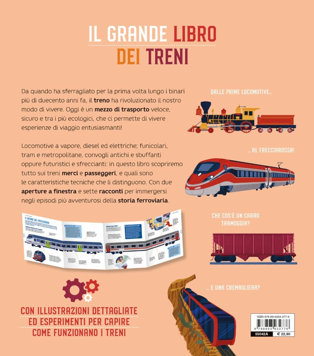 Il grande libro dei treni. Ediz. a colori