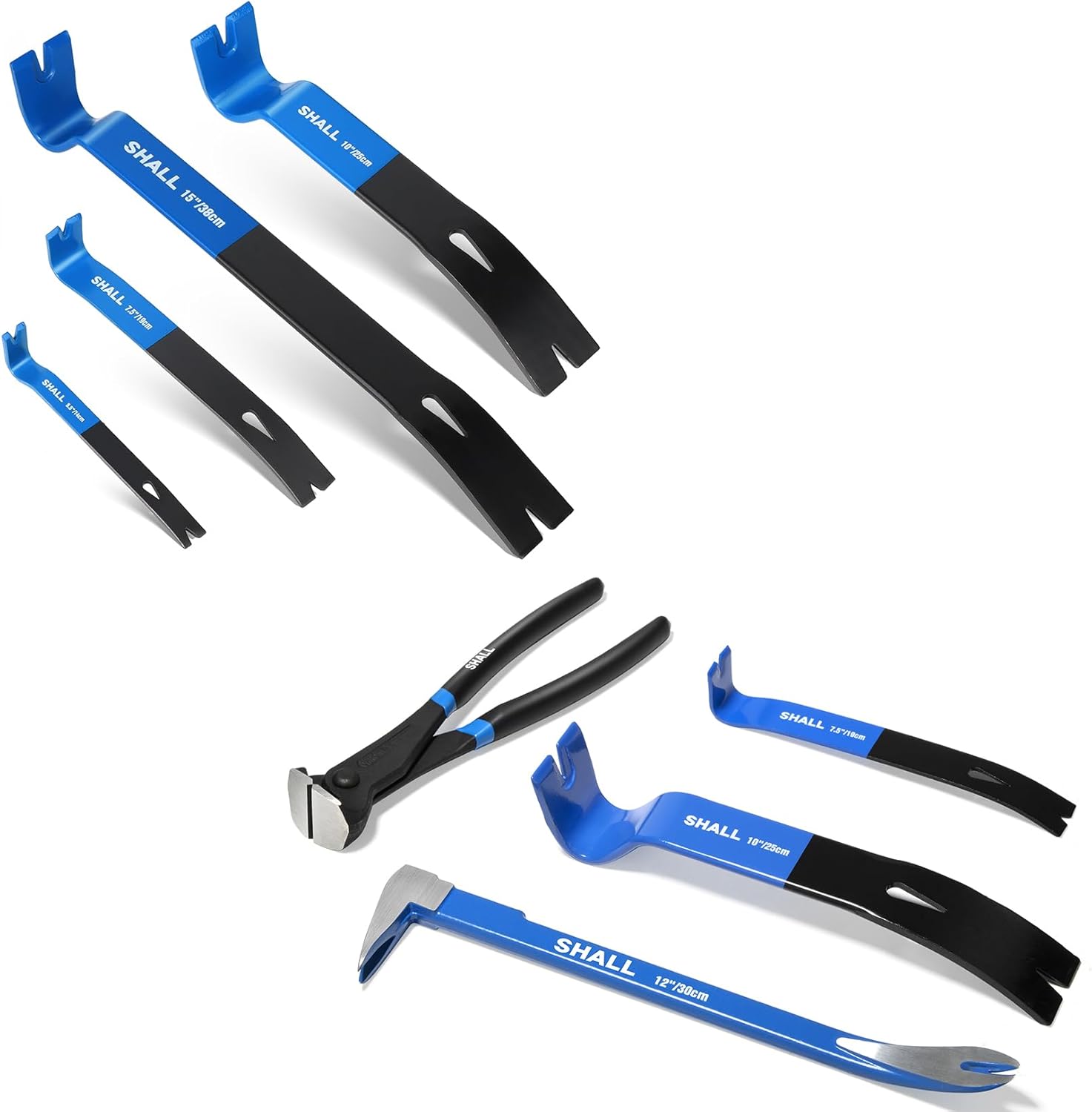 SHALL Flat Pry Bar & Pry Bar Set