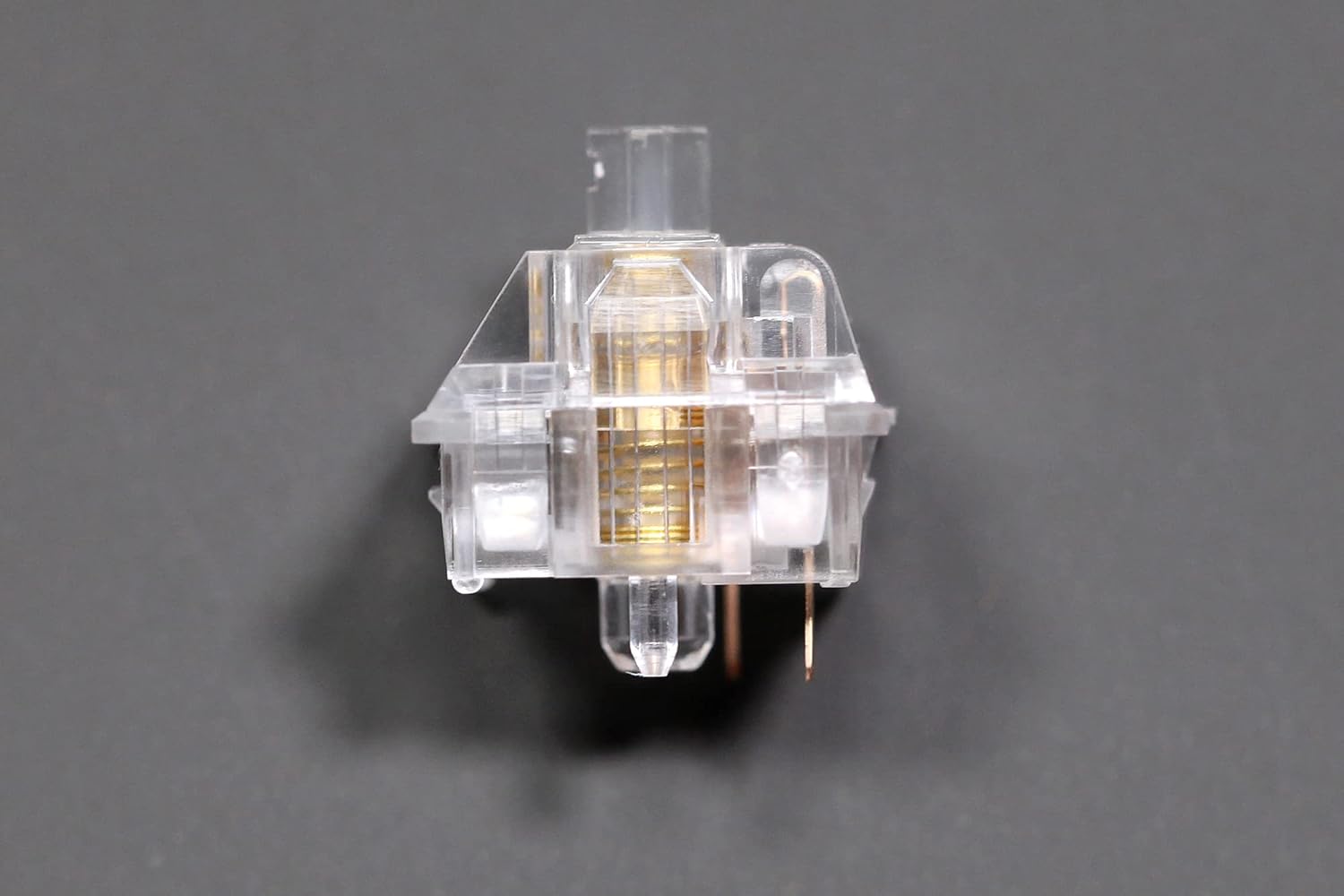 KPREPUBLIC TECSEE Ice Candy Transparent Linear Switch 5pin RGB SMD 63.5g Force mx for Mechanical Keyboard Gold Sping PC Housing Clear (TECSEE Ice Candy x70)
