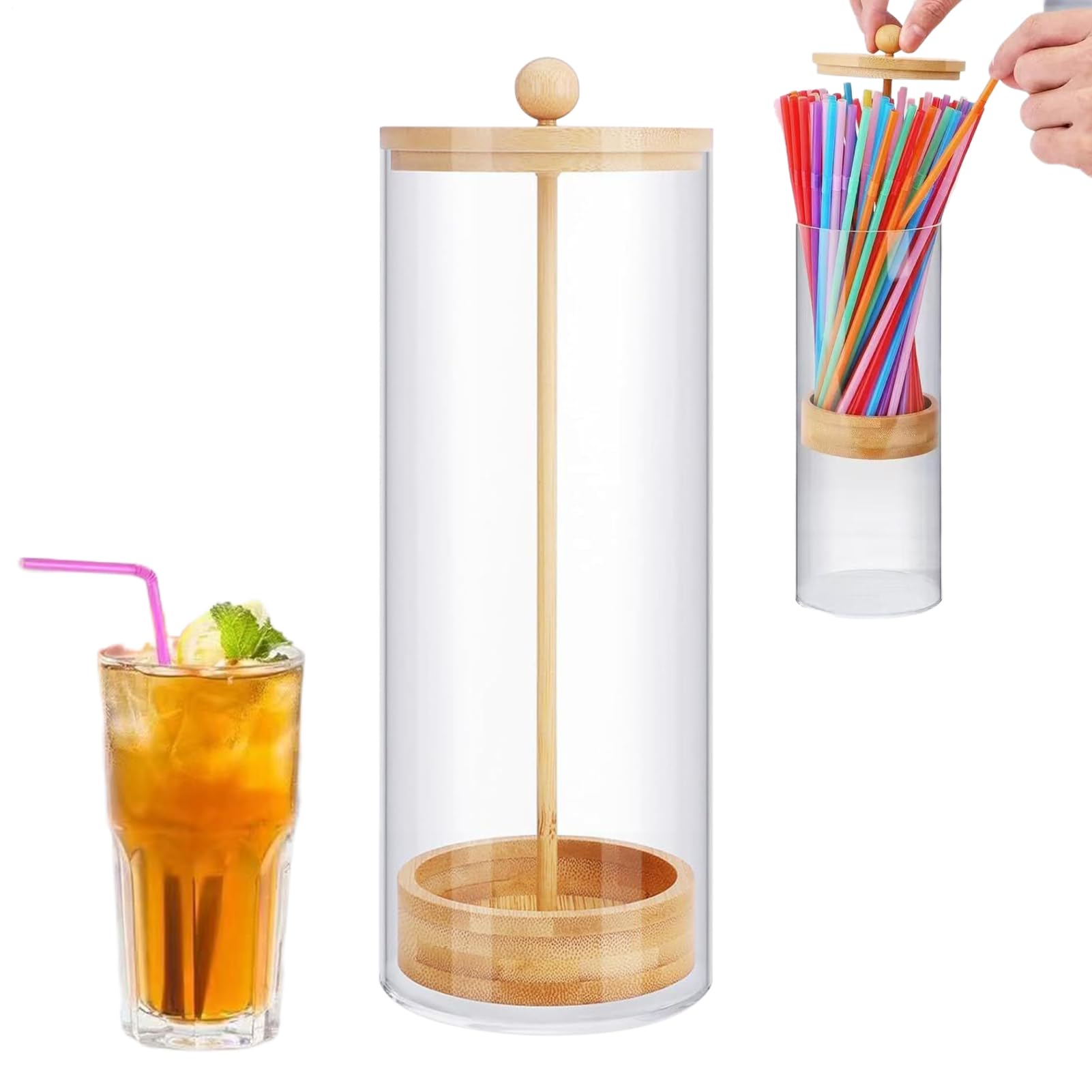 Amazon.co.jp: ストロー ホルダー ディスペンサー,ドリンクストロー