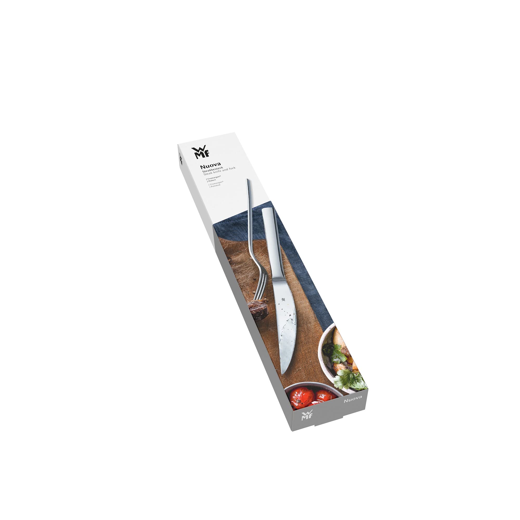 Amazon.com: WMF Steak Cutlery Set 2-Piece Nuova Cromargan