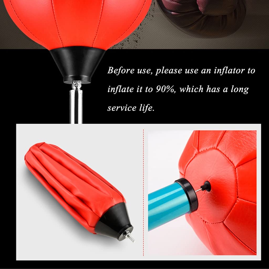 Sacco Da Boxe Cobra Bag Con Base - Rimbalzo Alto | Regolabile In Altezza | Per Fitness E Allenamento