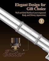 Vista 5 de Eastar Flauta de 16 teclas con agujero abierto para principiantes, niños, estudiantes con tabla de digitación, juego de limpieza, soporte, estuche