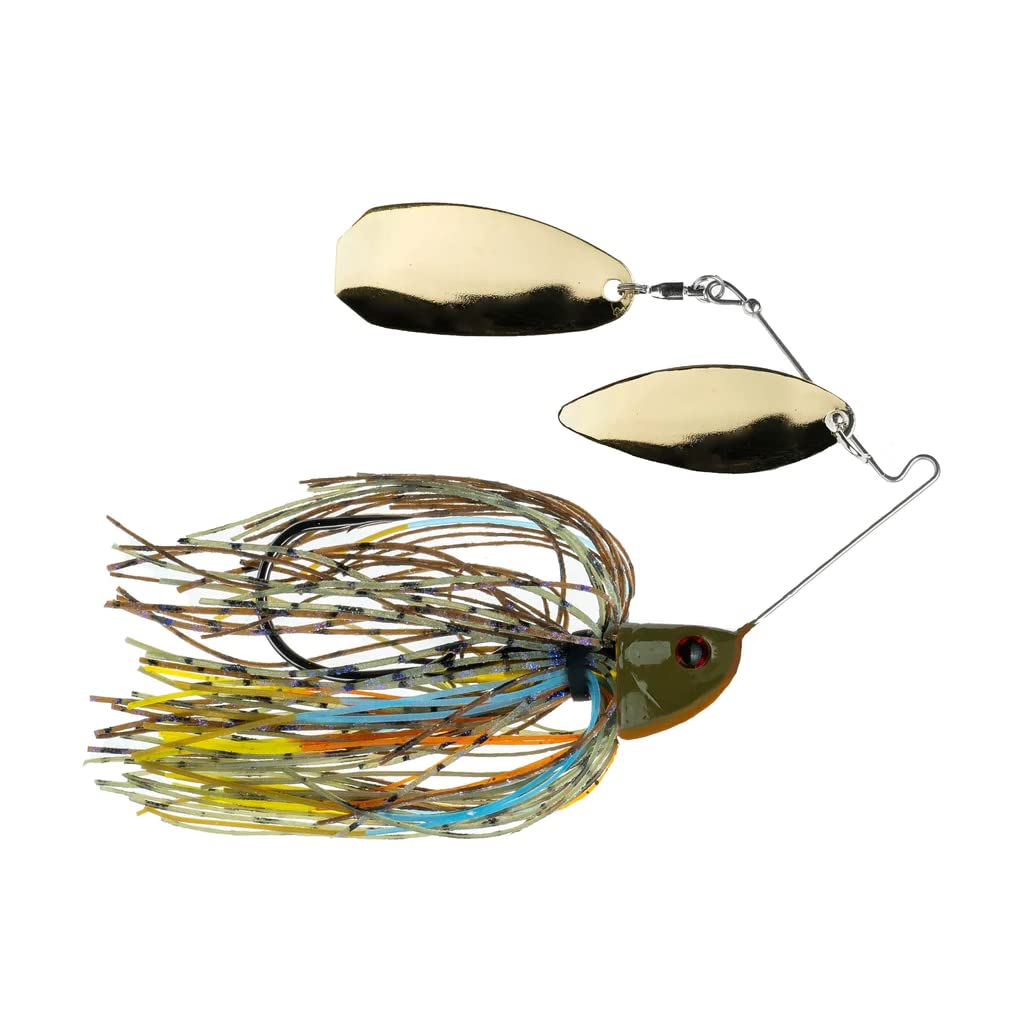 Freedom Tackle Speed Freak Compact Smallmouth Spinnerbait with Kilter Blade | 3/4 oz., Blue Gill (PN: 52304)