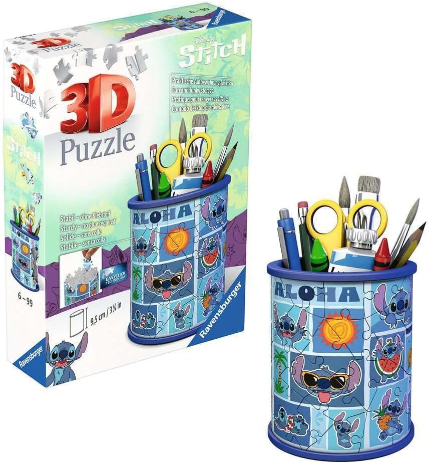 3D Puzzle Pen Holder Disney Stitch