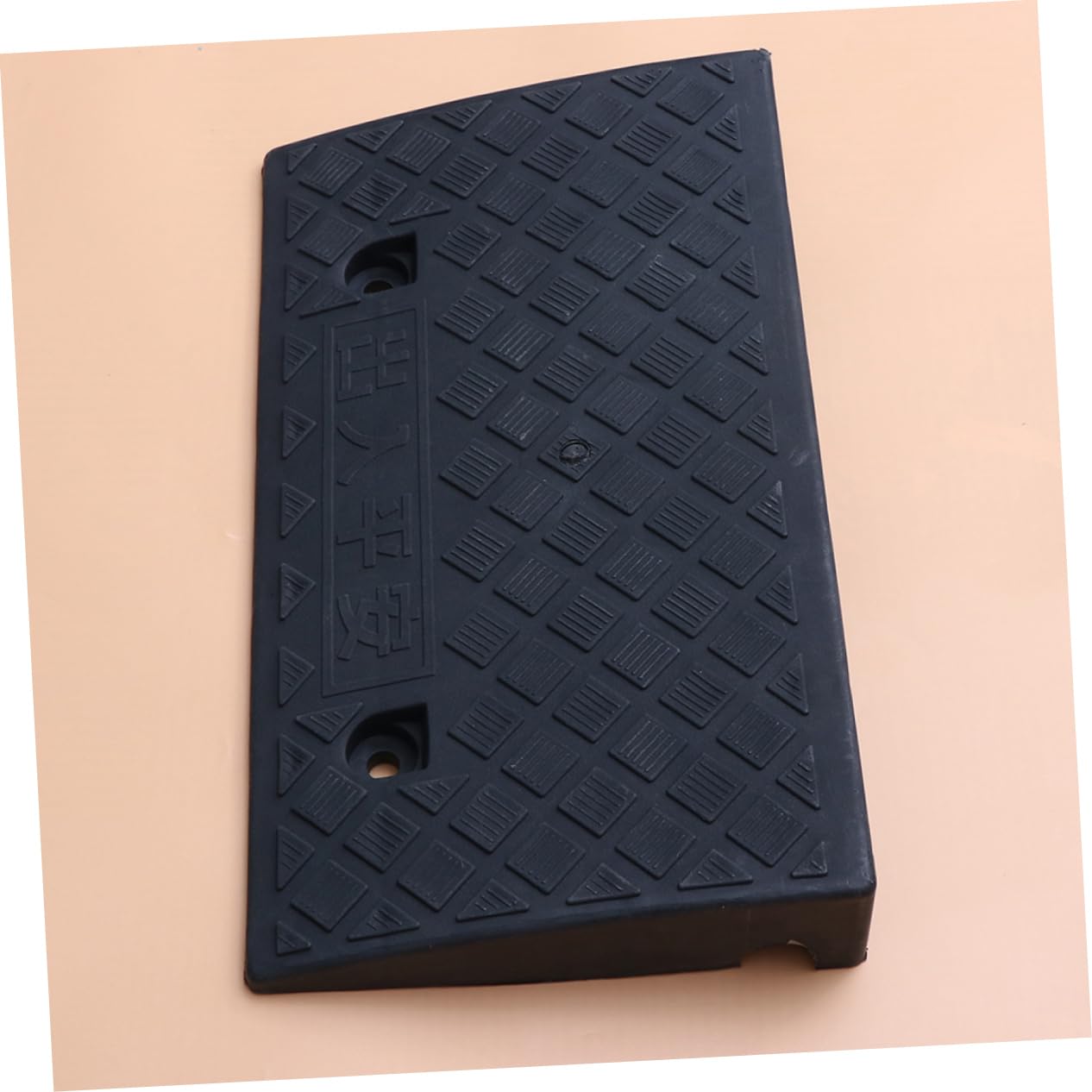 Gatuida Pedana per Soglia Auto e Casa, 10cm, Plastica Nera, Antiscivolo e Resistente All’usura, per Gradino e Marciapiede