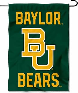 Baylor Bears Wordmark Garden Banner Flag