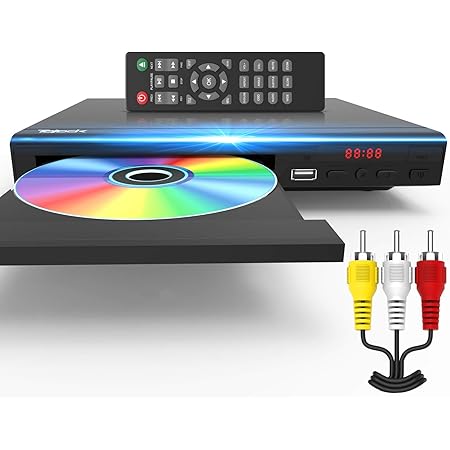 Amazon Tojock Dvdプレーヤー テレビ用 全リージョンフリー Dvdプレーヤー Av出力 Usb入力 リモコンとavケーブル付属 Dvdプレーヤー 通販