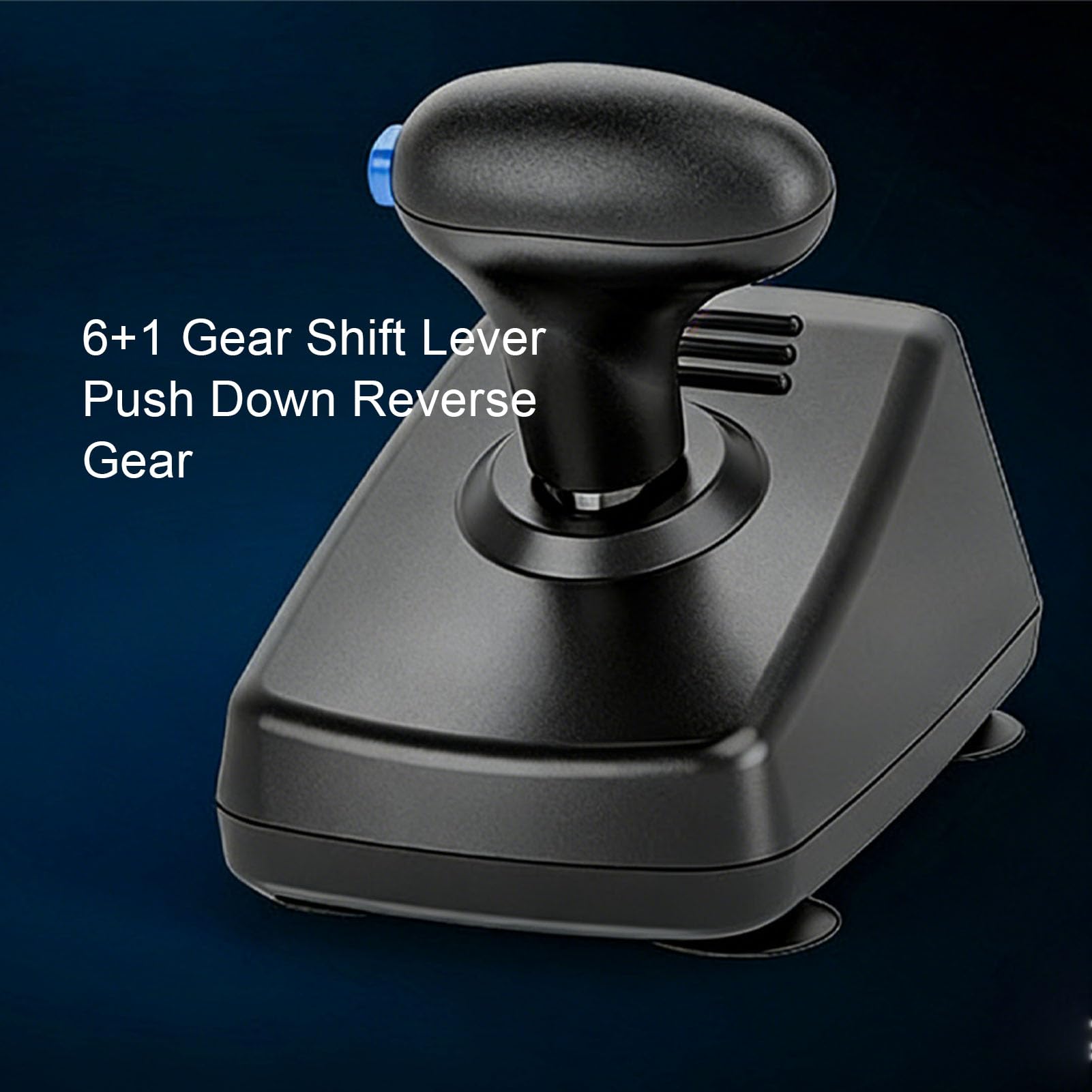 PUSOKEI Volante de Carreras de 135 Grados, Volante con Retroalimentación de Fuerza de Doble Motor con Pedales y Palanca de Cambios, para PC, Consola de Juegos, Smart TV