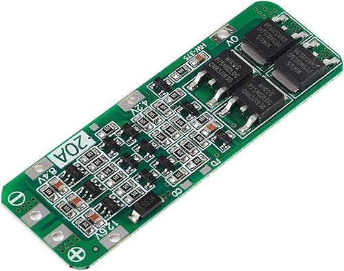 Miniatura 4 de DIANN 4 piezas 3S BMS 18650 Placa de Protección de Batería de Litio Módulo de Protección del Cargador Li-ion 12.6V 20A PCB Placa de Protección BMS