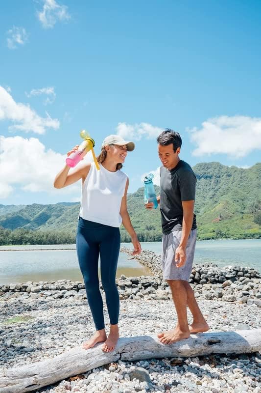 Infusion Pro 32 oz Fruit Infuser Water Bottle with Time Marker - Flip Top Locking Lid, Insulated Sleeve & 50 Recipe Fruit Infusion Water eBook : Leak Proof : for Gym, Sports, Travel : Unique Gift Idea - Image 7