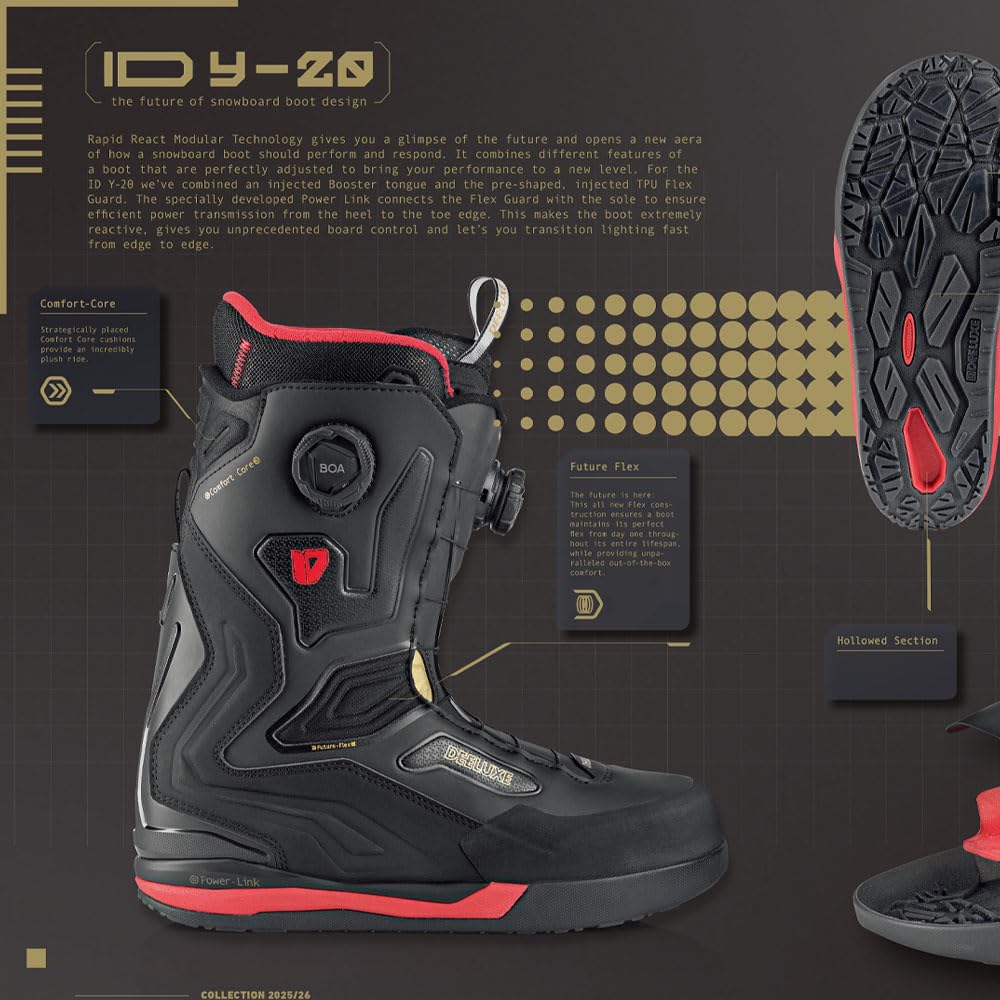 Amazon | DEELUXE ディーラックス スノーボード ブーツ ID Y-20 25-26