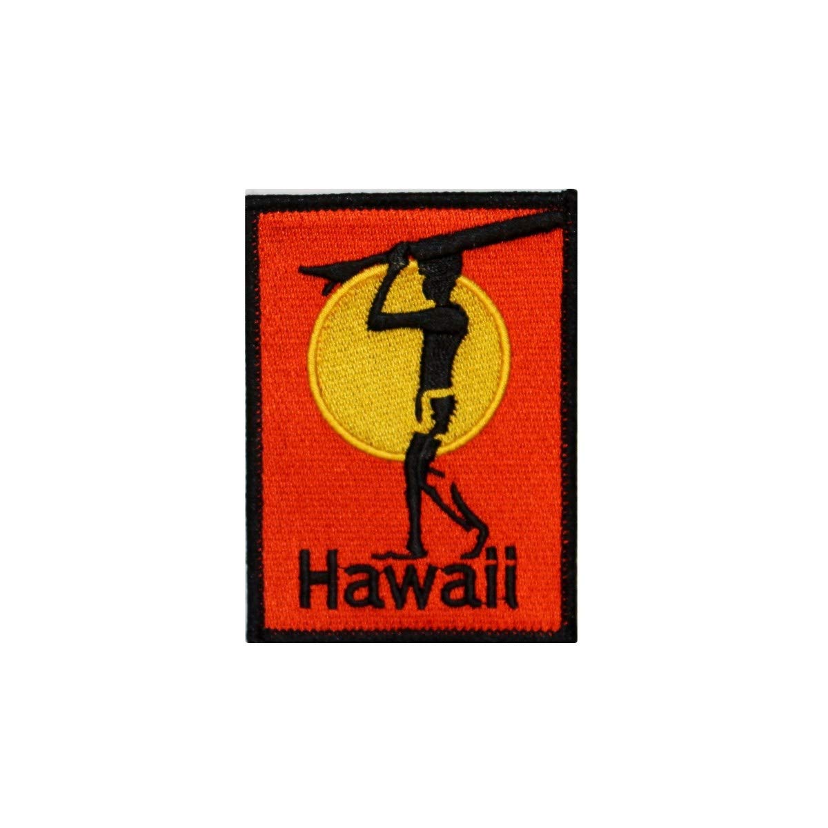 "Hawaii" Surfboard Beach Bum Wave Rider Ocean Surf Iron On Applique Patch