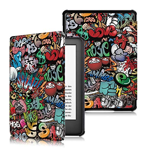 Funda Compatible Con Kindle 10th Generation 2019, Ultra Delgada Ligera Smart-Shell Soporte Cover Case Compatible Con Kindle E-Reader 2019 - Pintada Funda Compatible Con Kindle 10th Generation 2019, Ultra Delgada Ligera Smart-Shell Soporte Cover Case Compatible Con Kindle E-Reader 2019 - Pintada