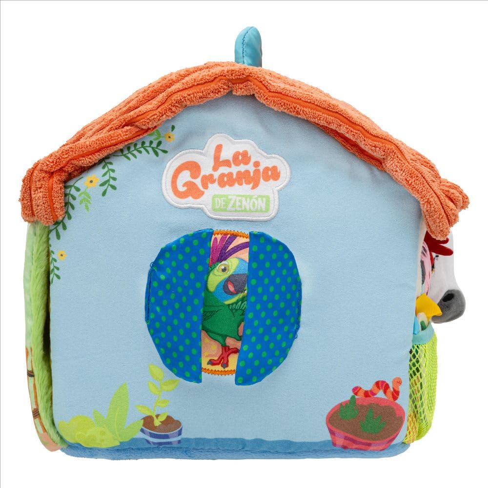 BANDAI La Granja De Zenón Primera Musicale, divertente ed educativa, fattoria interattiva, multicolore, AR85000