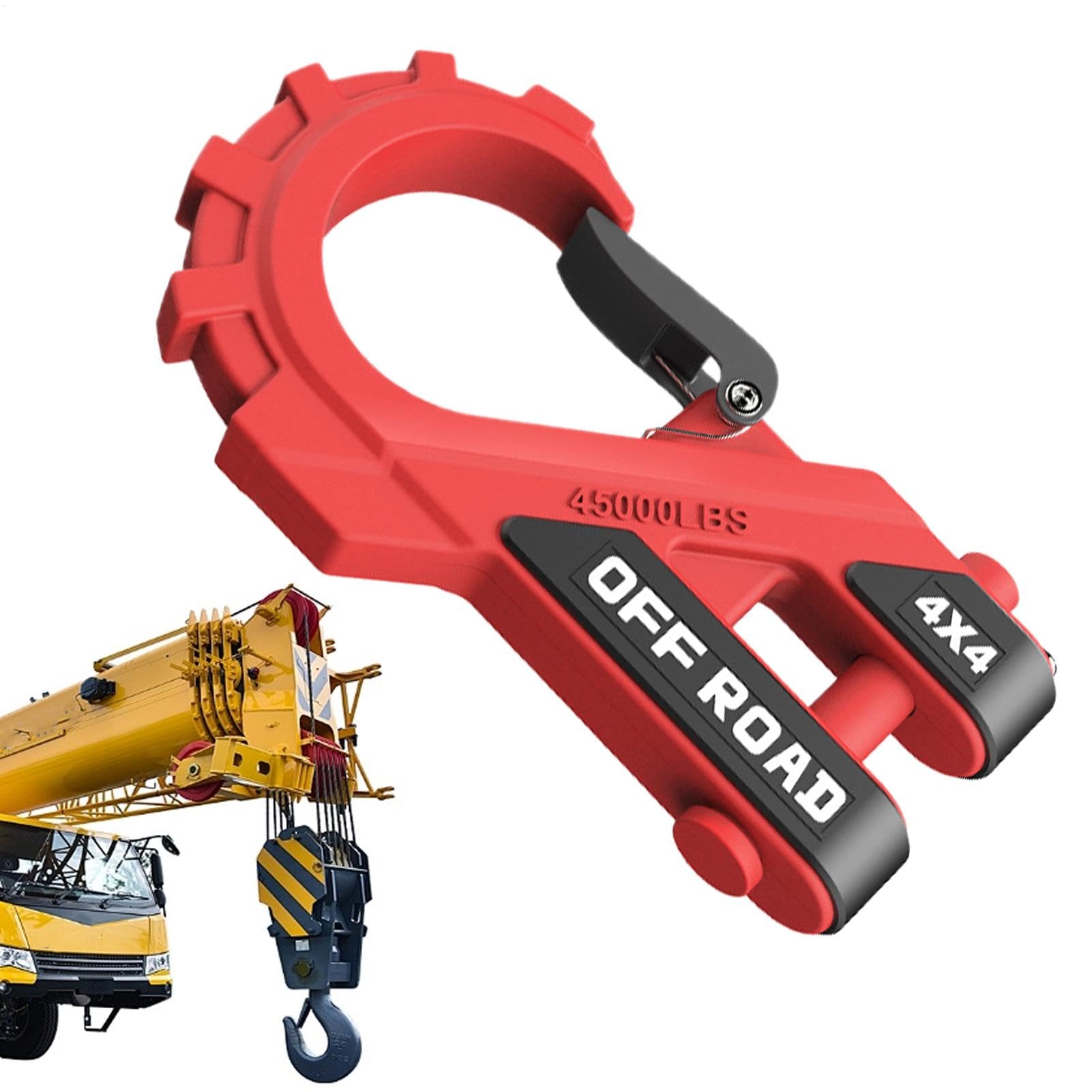 ATV Winch Hook, Car Tow Hook, High Strength Trailer Chain Hooks, Versatile Clevis Grab Hook, Winch Clevis Hook, Safer Usage, Robust Structure For Car, Truck, SUV