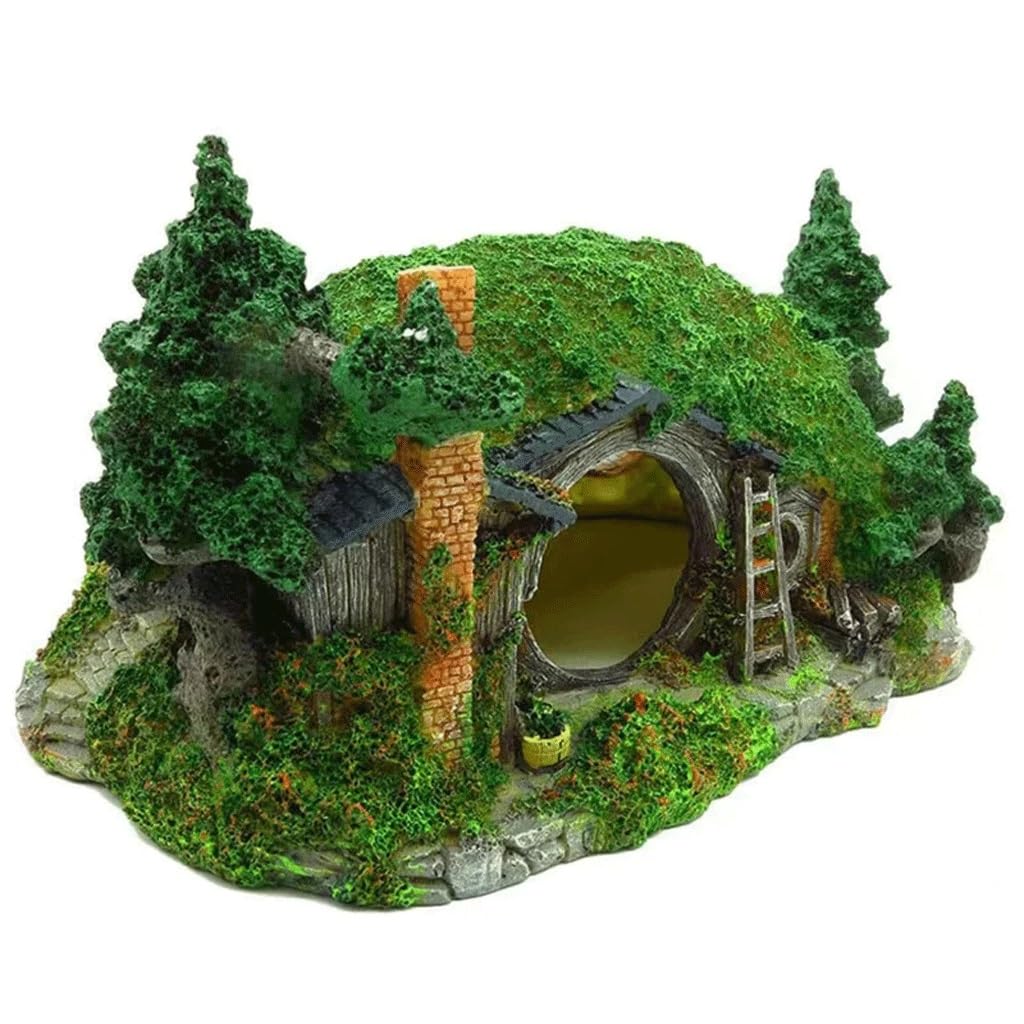 Décoration d'aquarium, Ornement d'aquarium, Grotte, Trou de Reptile, abri, Ornement d'aménagement paysager de rocaille