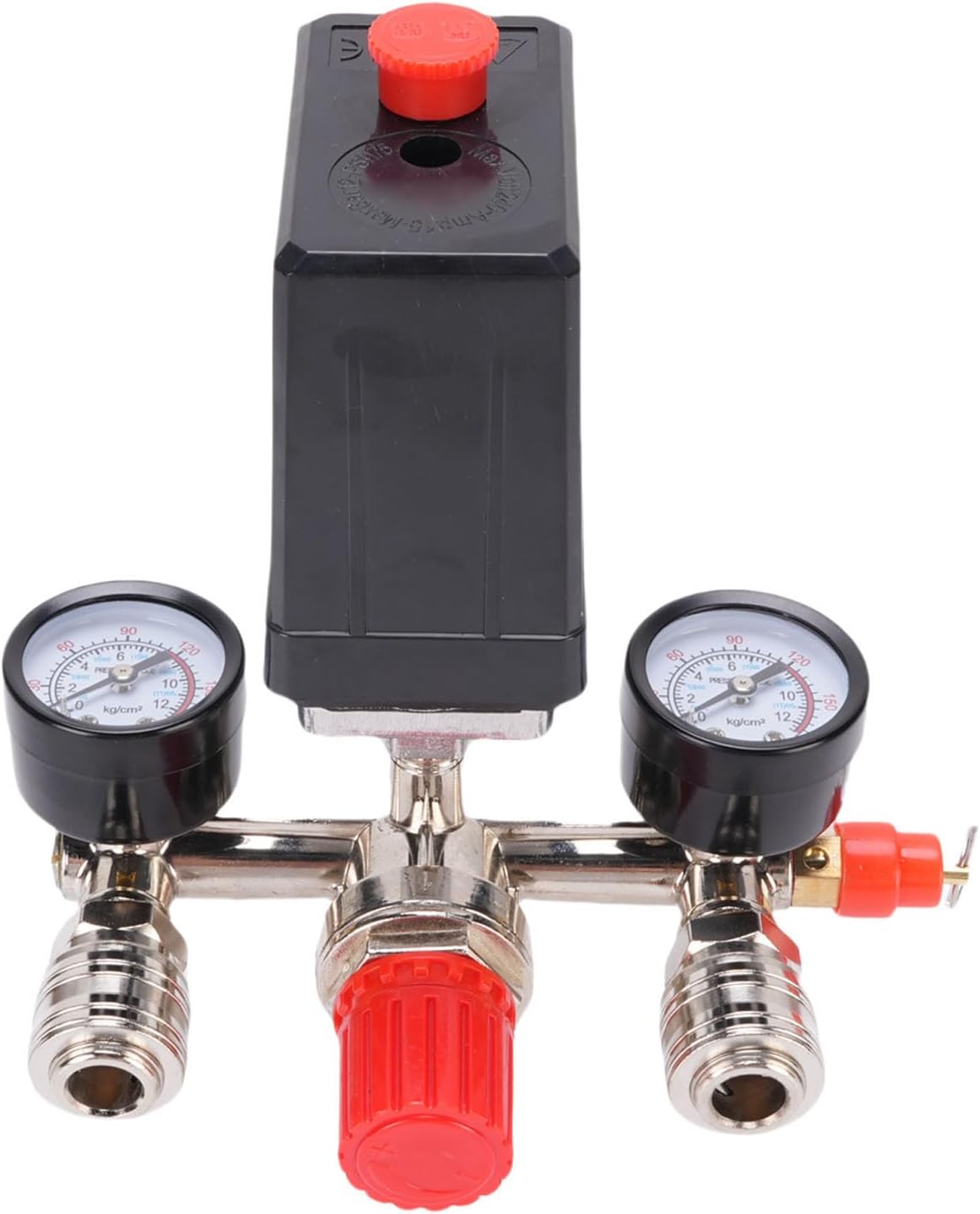 Air Compressor Pressure Switch Regical Vertical for Pump 175psi Air Compressor Switch Vertical Switch Manifold Regulator with Valve Regulators Gauges
