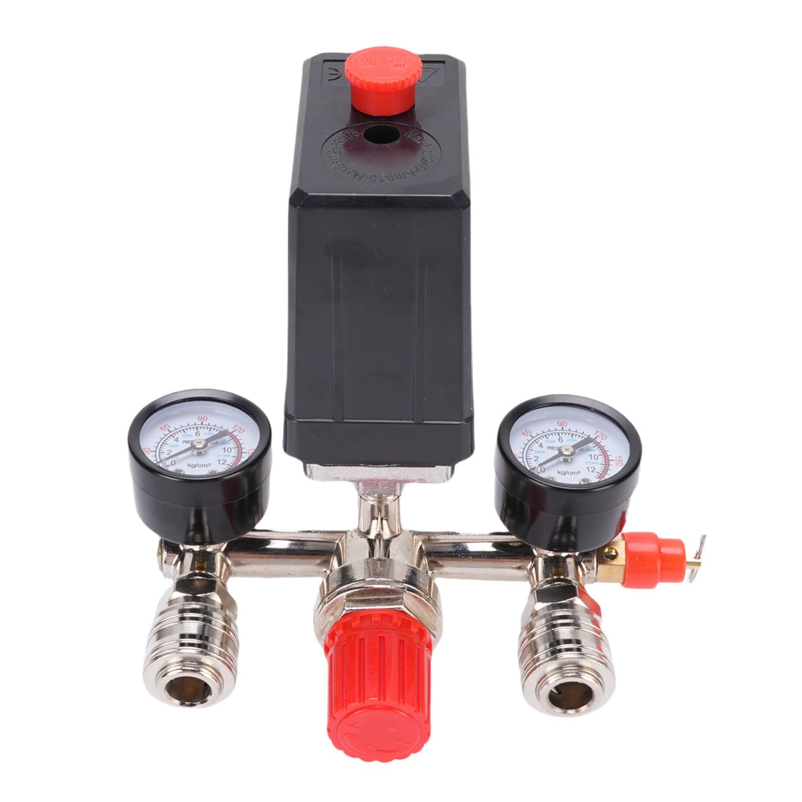 Válvula de Control del Interruptor de Presión del Compresor de Aire, Piezas de Repuesto, 175 PSI Regulador del Colector de Interruptor Vertical con Reguladores de Control de