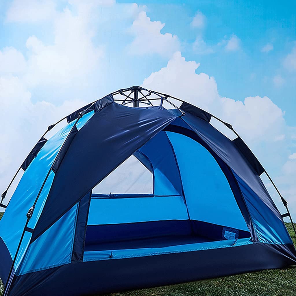 Kuppelzelt zum Wandern, Camping, Outdoor, regenfest, Sonnenschutz, Belüftung, automatisches sofortiges Pop-up-Zelt, faltbar, tragbar Sport & Freizeit