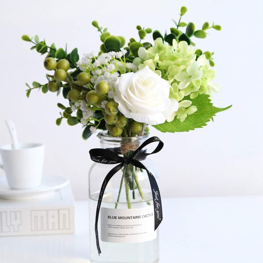 Amazon バラ 造花 人工観葉植物 フラワー 花瓶付き インテリア 置物 プレゼント お祝い 人工観葉植物 オンライン通販 Amazon バラ 造花 人工観葉植物 フラワー 花瓶付き インテリア 置物 プレゼント お祝い 人工観葉植物 オンライン通販