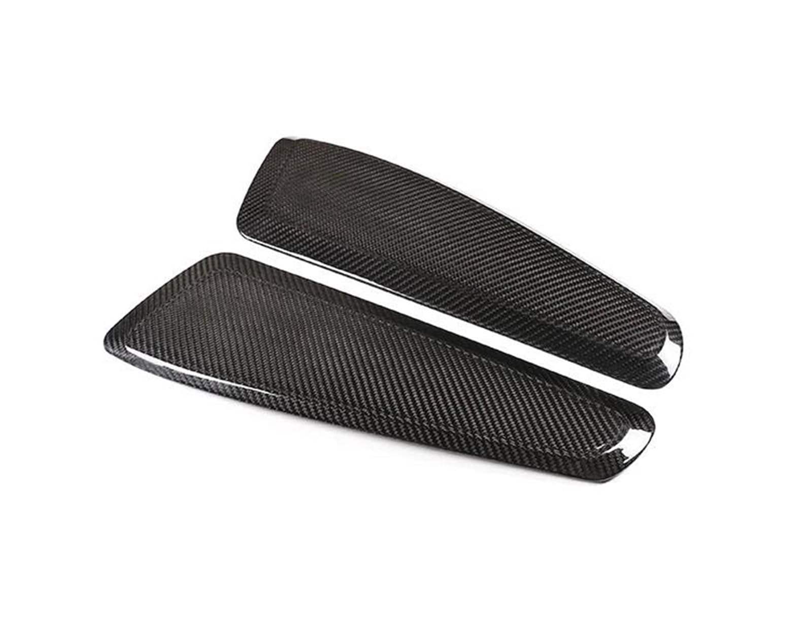 Real Carbon Fiber Side Trim Panel Seat Handle Protective Cover Sticker for Porsche 718 911 2013-2023 Interior Decal Trim(Carbon Fiber Black)