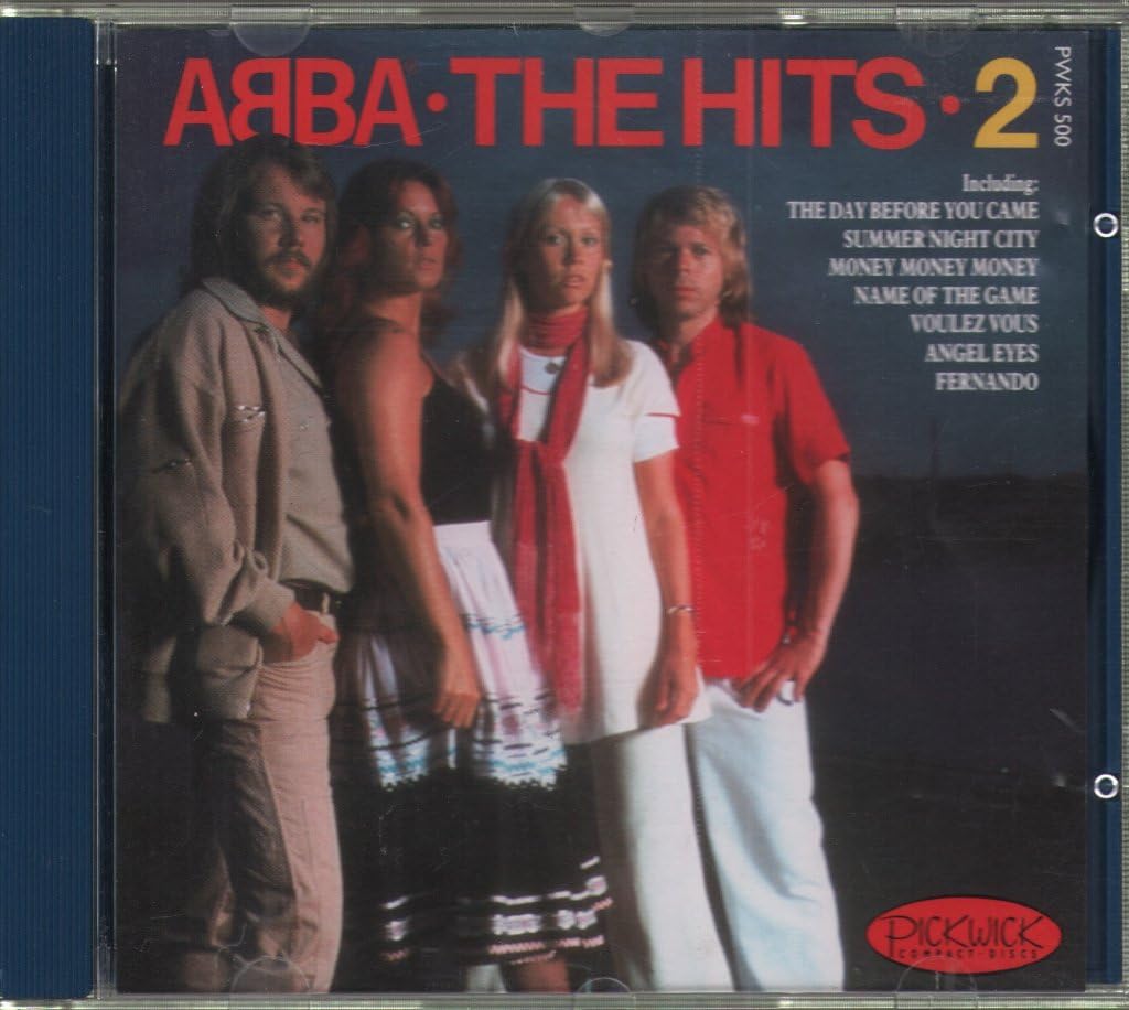 Abba Hits • 2 CD UK Pickwick Compact Discs 1991 reissue CD PWKS500