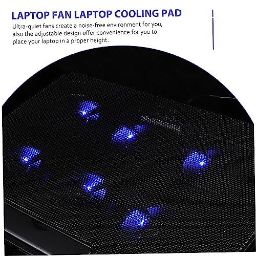 Base de enfriamiento para laptop Tofficu negra miniatura 5