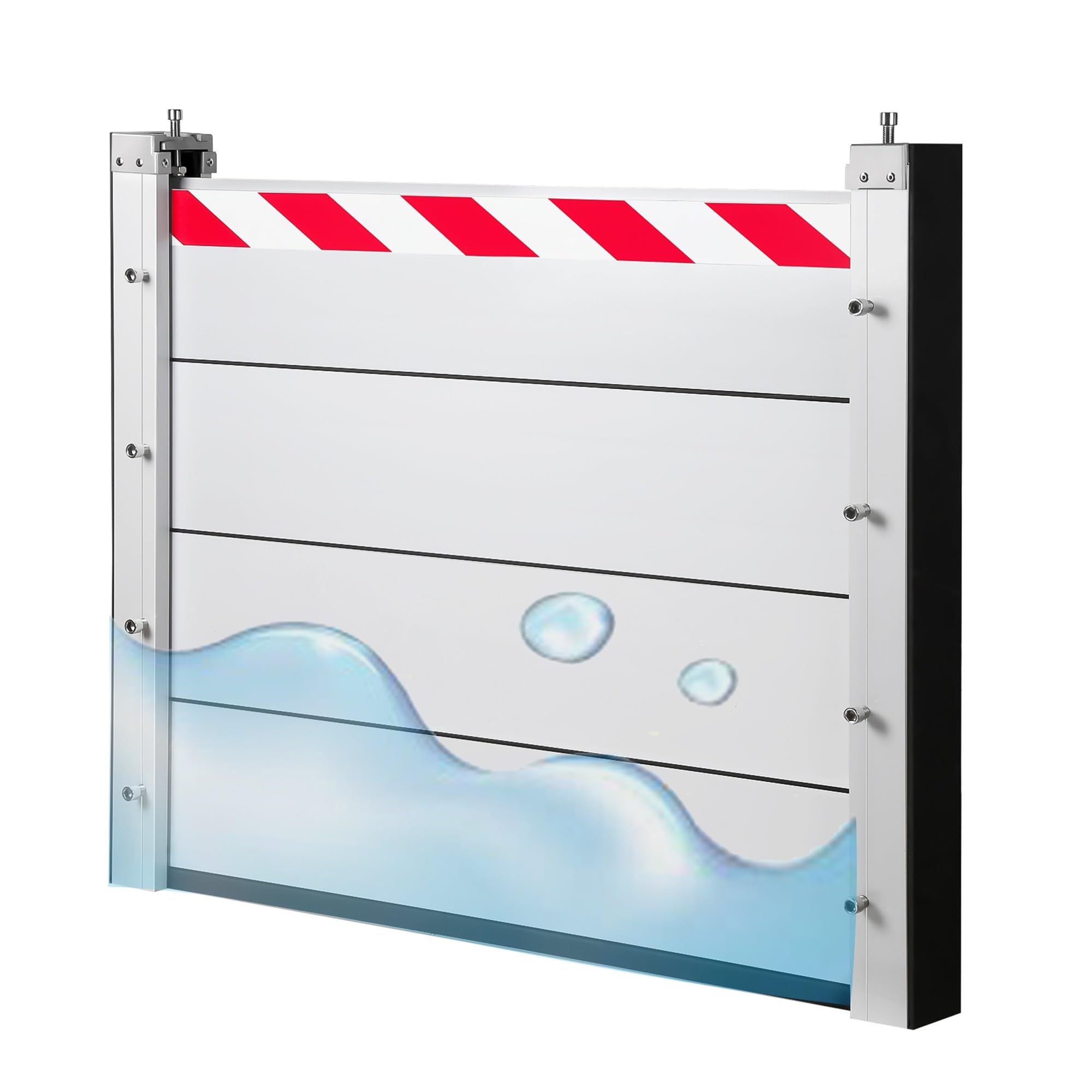 Barrière anti-inondation mobile 140x40cm pour porte et garage