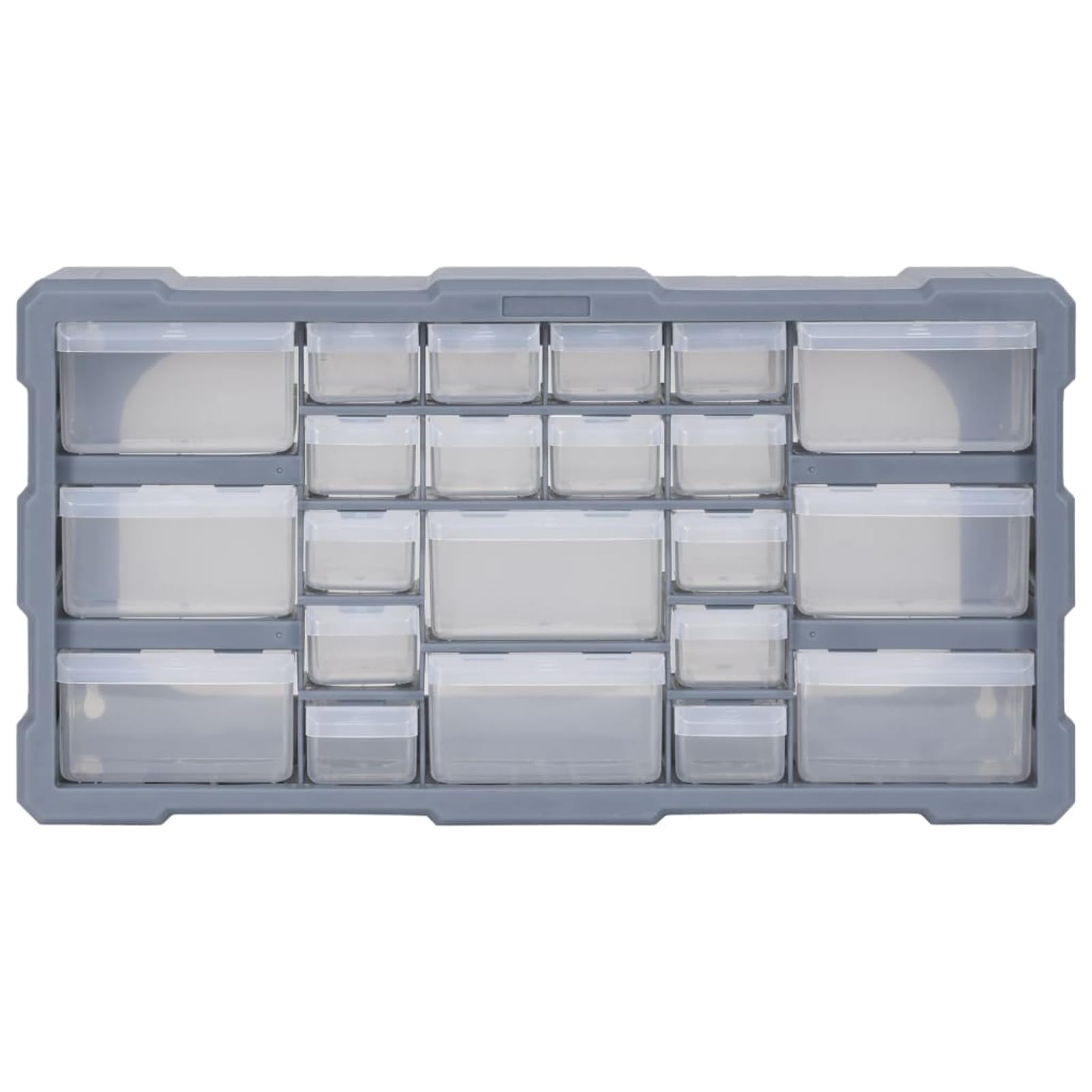Gecheer Organizador de Herramientas de 22 Cajones - Gris, PP, 49x16x25.5 cm, No Montaje Modelo YHSLRZJ-147584ES