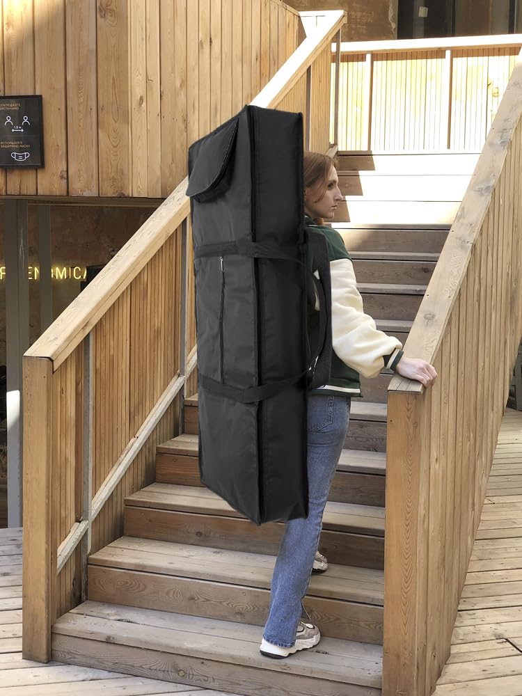 PandaHug Sac de Transport pour Clavier 61 Touches, 100 x 40 x 15 cm, Housse rembourrée avec poignée et bandoulière réglable, Orgue électronique Portable, étanche, Anti-Choc, Tissu Oxford 420D pour